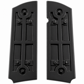 Limited Edition 1911 Metal Grips – Classic Black/Red “Scarface Style” w/ Ambi Cut & Screws