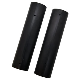AR-15 / M4 Picatinny Rail Covers – Plain Black Aluminum 6" Panels (Set of 2)