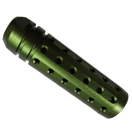 Vortex 1/2x28 Linear Muzzle Brake – 3.5" CNC Aluminum, Green