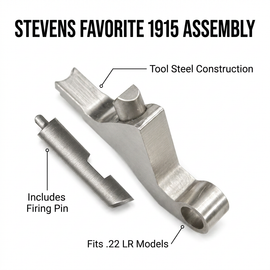 Stevens Favorite 1915 Extractor / Ejector with Plunger, Spring & Firing Pin