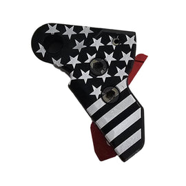 Glock Trigger Shoe US Flag – Fits Gen1–5 & G42/G43/G43X/G48 – Black/Red