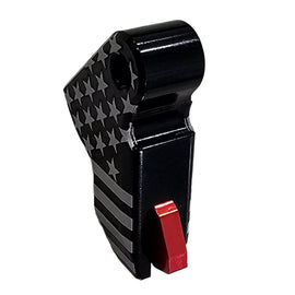 Glock Trigger Shoe US Flag – Fits Gen1–5 & G42/G43/G43X/G48 – Black/Red