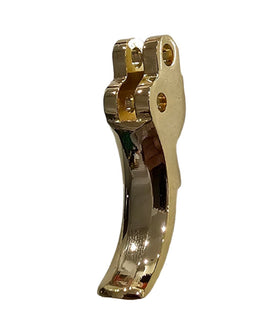 Curved Trigger – CNC Steel, Polished Gold Finish, Fits 92/96 Series