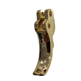 Curved Trigger – CNC Steel, Polished Gold Finish, Fits 92/96 Series