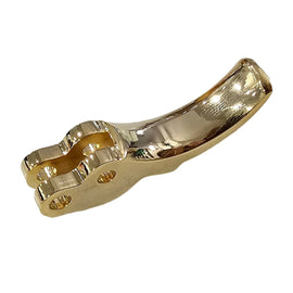 Curved Trigger – CNC Steel, Polished Gold Finish, Fits 92/96 Series