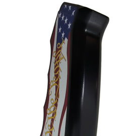 AR-15/M4 Aluminum Pistol Grip – Patriotic “We the People” American Flag Design