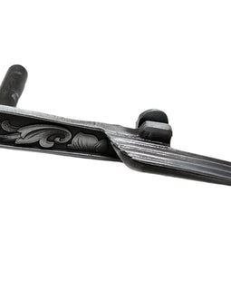 Extended Engraved Silver-Plated 1911 Slide Stop – Precision Crafted for Full-Size & Compact Models