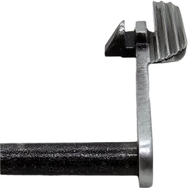 Extended Engraved Silver-Plated 1911 Slide Stop – Precision Crafted for Full-Size & Compact Models