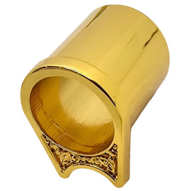 1911 Full-Size Barrel Bushing – Steel, Engraved Polished Gold Plated