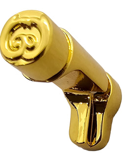 1911 Magazine Release – Steel, Polished Gold Plated, Fits Full-Size & Compact