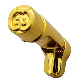 1911 Magazine Release – Steel, Polished Gold Plated, Fits Full-Size & Compact