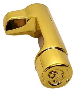 1911 Magazine Release – Steel, Polished Gold Plated, Fits Full-Size & Compact