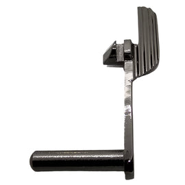 Extended Engraved Black-Plated 1911 Slide Stop – Precision Crafted for Full-Size & Compact Models