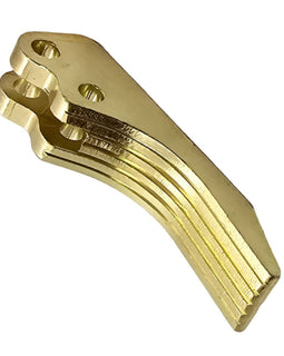 Flat Trigger – CNC Steel, Polished Gold Finish, Fits 92/96 Series