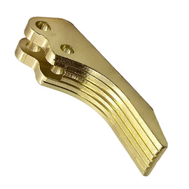 Flat Trigger – CNC Steel, Polished Gold Finish, Fits 92/96 Series