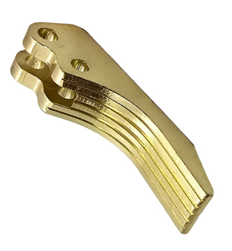 Flat Trigger – CNC Steel, Polished Gold Finish, Fits 92/96 Series