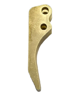 Flat Trigger – CNC Steel, Polished Gold Finish, Fits 92/96 Series