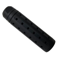 1/2x28 Linear Muzzle Compensator — Steel Oxide Black Finish, 3.5" Long