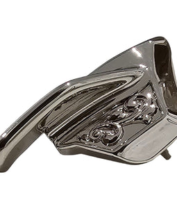 1911 Oversized Thumb Safety – Engraved Steel, Polished Chrome Plated, Fits Full-Size & Compact