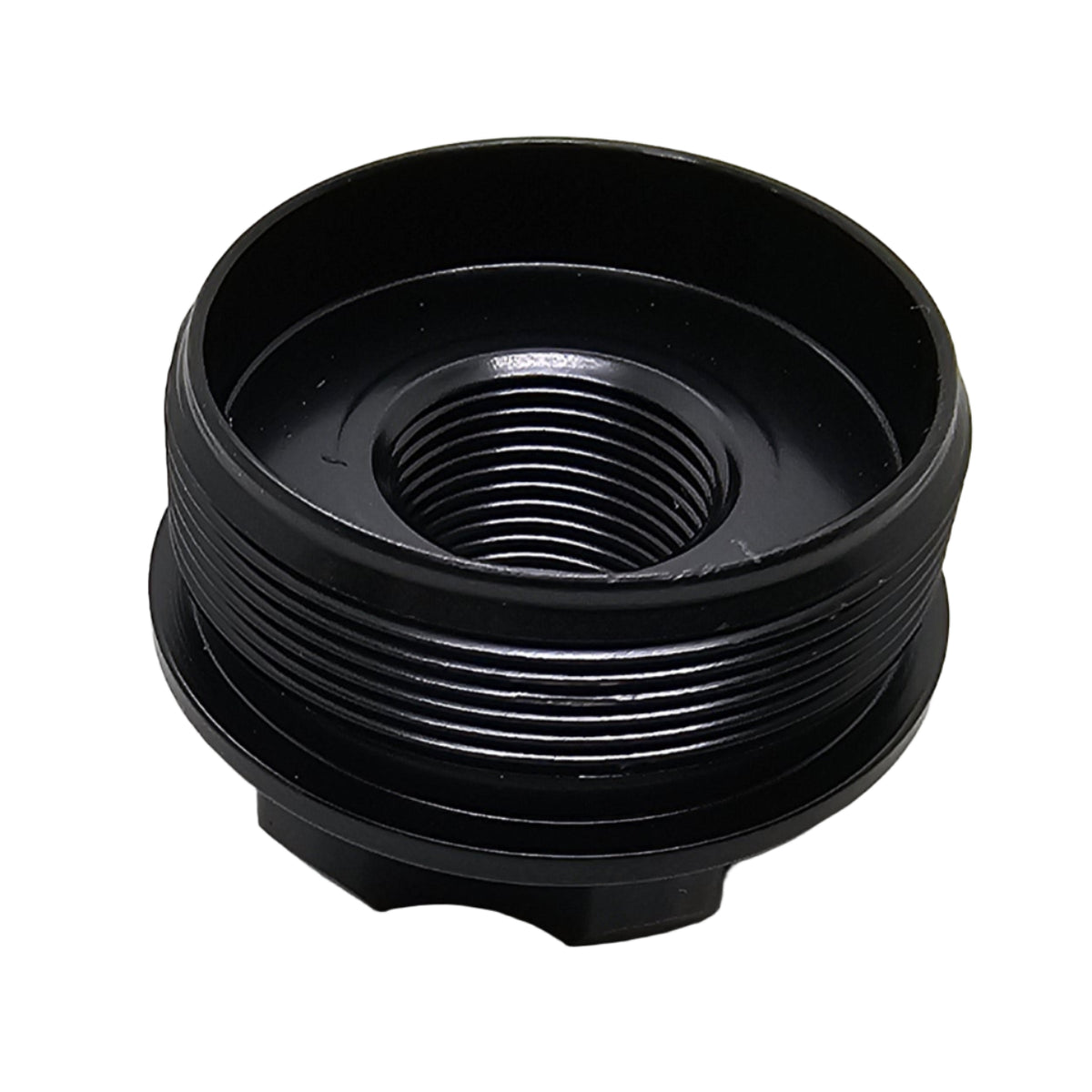 1/2x28 Threaded Fixed Mount Adapter – Precision Steel, Black Finish, f ...