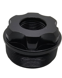 1/2x28 Threaded Fixed Mount Adapter – Precision Steel, Black Finish, for Obsidian 45