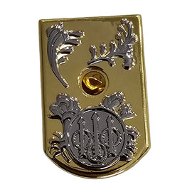 Magazine Floor Plate Base Pad Scroll – Steel, Gold with Nickel Accent, Fits 92/96 Series