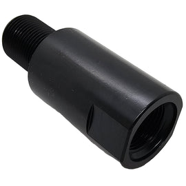 Barrel Extension – 1/2x28 Thread, CNC Steel, Black, 1.5" Length