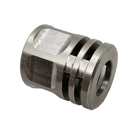Universal Pistol Muzzle Brake Adapter – 1/2x28 Thread, 9MM, Stainless Steel, 22mm Length Gen2
