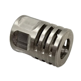 Universal Pistol Muzzle Brake Adapter – 1/2x28 Thread, 9MM, Stainless Steel, 26mm Length Gen3