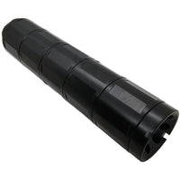Modular CNC-machined linear muzzle brake/compensator 1/2x28, 6" Long