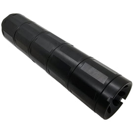 Modular CNC-machined linear muzzle brake/compensator 1/2x28, 6" Long