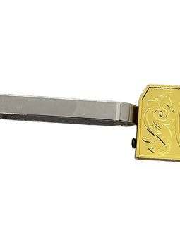 1911 Gold Cup Trigger – Stainless Steel Frame with Scroll Engraved Gold Plated Shoe