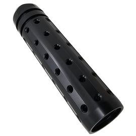 Vortex 1/2x28 Linear Muzzle Brake – 4" CNC Aluminum, Matte Black Anodized