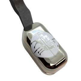 Steel Clamp-On Bolt Knob Extension – Remington 700 – Deer in Crosshairs Design Chrome Plated