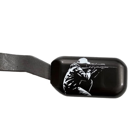 Steel Clamp-On Bolt Knob Extension – Remington 700 – Black Hunter Silhouette Design