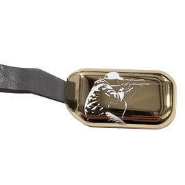 Steel Clamp-On Bolt Knob Extension – Remington 700 – Gold Hunter Silhouette Design