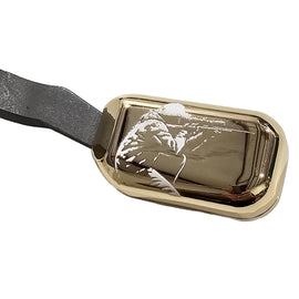 Steel Clamp-On Bolt Knob Extension – Remington 700 – Gold Hunter Silhouette Design