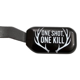 Steel Clamp-On Bolt Knob Extension – Remington 700 – Polished Black – “One Shot, One Kill” Design