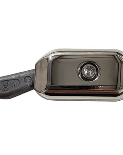 Chrome Steel Clamp-On Bolt Knob Extension – Remington 700 – American Flag Deer Skull Design