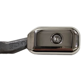 Chrome Steel Clamp-On Bolt Knob Extension – Remington 700 – American Flag Deer Skull Design