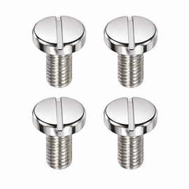 Grip Screws for Colt Mustang Pistol Grips – Chrome Finish – Hardened Steel – 4 Pack