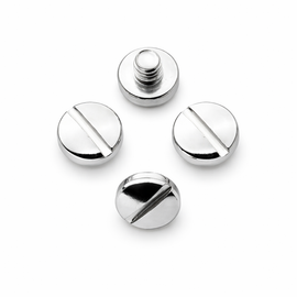 Grip Screws for SIG SAUER P226 / P228 / P229 – Nickel Plated – Slotted Head – Hardened Steel – 4 Pack