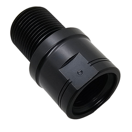 .578x28 Female to 5/8x24 Male Barrel Thread Adapter – Steel Construction – Black