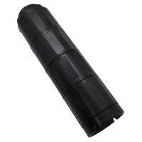 CNC-machined linear muzzle brake/compensator 1/2x28, 4.7" Long