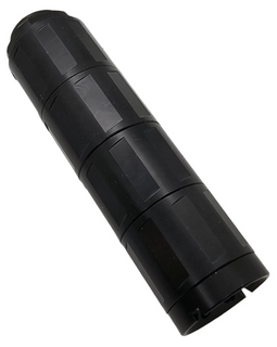 CNC-machined linear muzzle brake/compensator 1/2x28, 4.7" Long