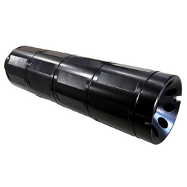 CNC-machined linear muzzle brake/compensator 1/2x28, 4.7" Long