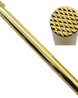 Gold-Plated Guide Rod for Beretta 92, 92FS, 96, 96FS, M9, INOX – Compatible with Taurus PT92 | Premium Polished Steel with Checkered Design