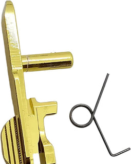 Beretta Slide Catch / Slide Stop & Spring — Gold-Plated — Fits 92, 92FS, 92F, M9, 96