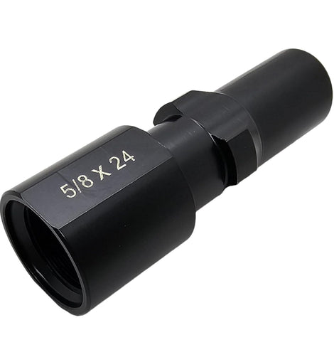3-Lug Suppressor Adapter 5/8x24 – Precision Steel, 9mm & Under LH