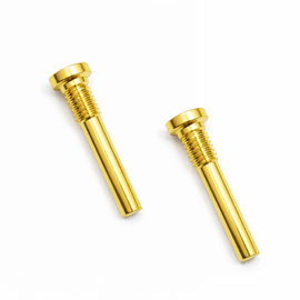 2-Pack Winchester 1866, 1873, 1876, 1886, 1892 & 1894 Magazine End Plug Screws (Long, Gold)